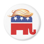 Trump 2012 Elephant Magnet
