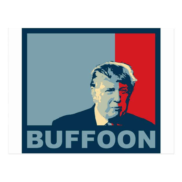 Trump Drumpf Buffoon Hope Colors Postcard Zazzle Trump Drumpf Buffoon Hope Colors Postcard Vgbaq 8byvr 630