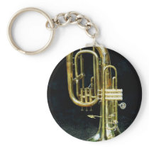 Trumpet and Tuba Key Chains