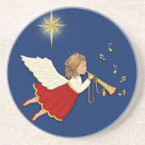 Trumpet Angel coasters