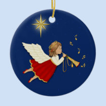 Trumpet Angel ornaments