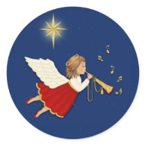 Trumpet Angel stickers by Spice Trumpet Angel stickers