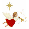 Trumpet Angel t-shirts by Spice Trumpet Angel t-shirts
