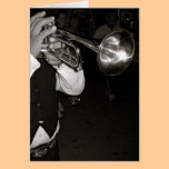 Trumpet blank card cards