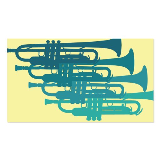 Trumpet - Business Business Card Templates (back side)