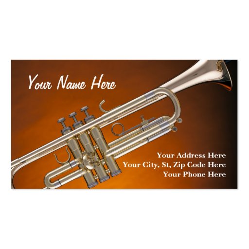 Trumpet Business Card (front side)