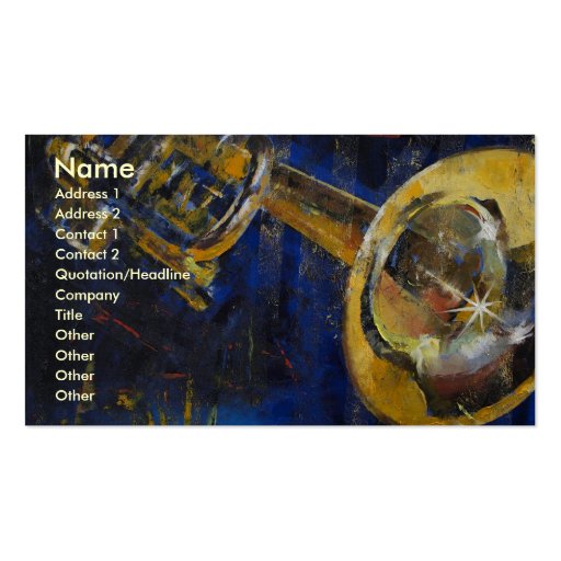Trumpet Business Cards