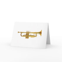 Trumpet Greeting Card