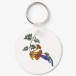 round_keychain - A Ruby Throated Hummingbird hovers before a Trumpeter Creeper drink its nectar.
Customize this hummingbird merchandise to make it one of a kind. Create a special gift for yourself or special friend or family member. Just click 