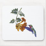 standard_mousepad - A Ruby Throated Hummingbird hovers before a Trumpeter Creeper drink its nectar.
Customize this hummingbird merchandise to make it one of a kind. Create a special gift for yourself or special friend or family member. Just click 