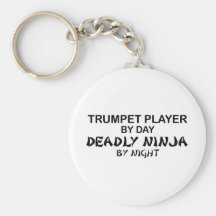 Trumpet Deadly Ninja by Night Key Chains