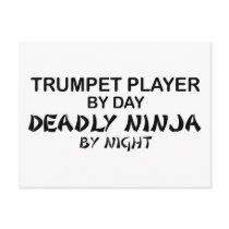 Trumpet Deadly Ninja by Night Postcards
