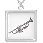 Trumpet "Drawing" Necklaces