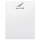 Trumpet "Drawing" Personalized letterhead