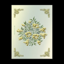 Trumpet Flower Postcard postcards