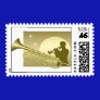 Trumpet in Moonlight Stamp