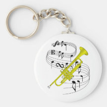 Trumpet Key Chains