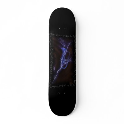Trumpet Lightning Skateboard by BuddhansSkateboards