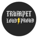 Trumpet Loud and Proud Sticker by weRband Trumpet Loud and Proud Sticker
