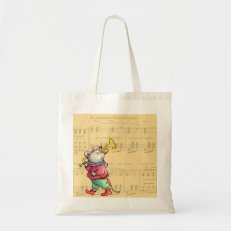 Trumpet Mouse on Sheet Music - Bag