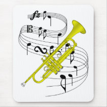 Trumpet Mouse Pads