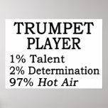 Trumpet Player Hot Air Posters