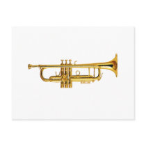 Trumpet Postcard
