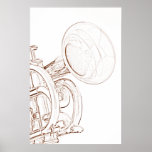Trumpet Poster Picture of a Trumpet