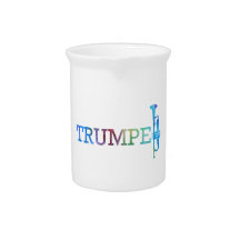 Trumpet Rainbow Pitcher