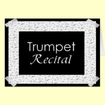 Trumpet Recital cards by dndartstudio Trumpet Recital cards