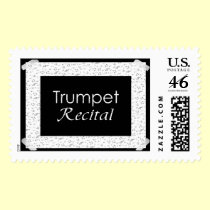 Trumpet Recital postage by dndartstudio Trumpet Recital postage