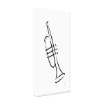 Trumpet Stretched Canvas Prints