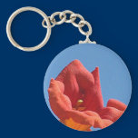 Trumpet Vine Flower Keychain keychains