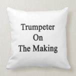 Trumpeter On The Making Pillows
