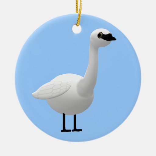 trumpeter swan ceramic ornament zazzle trumpeter swan ceramic ornament zazzle
