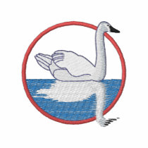 Trumpeter Swan embroidered shirts by ZazzleEmbroidery Trumpeter Swan embroidered shirts