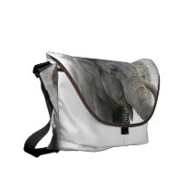 Trumpeting Elephant Messenger Bag