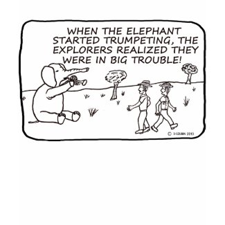 Trumpeting Elephant shirt