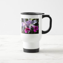 Trumpeting Purple Orchids Coffee Mugs