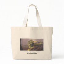trumpetL, The Old Trumpet by Lucinda Knowlton bags by lucindaknowlton trumpetL, The Old Trumpet by Lucinda Knowlton bags