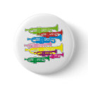 Trumpets Colors buttons by TeeShirtsTShirts Trumpets Colors buttons