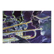 Trumpets, Mile High Jazz Band posters