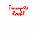 Trumpets Rock - Red Lettering t-shirts by wesleyowns Trumpets Rock - Red Lettering t-shirts