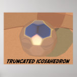 Truncated Icosahedron Poster