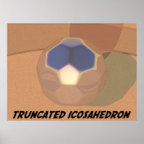 Truncated Icosahedron Poster