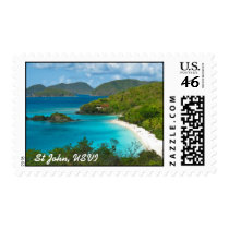 Trunk Bay, St John USVI Postage