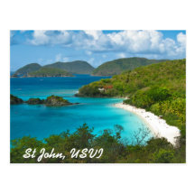 Trunk Bay, St John USVI Postcards
