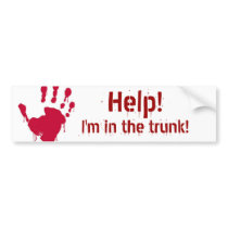 Trunk Bumper Sticker bumper stickers
