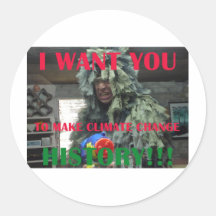 TRUNK - I WANT YOU ROUND STICKERS