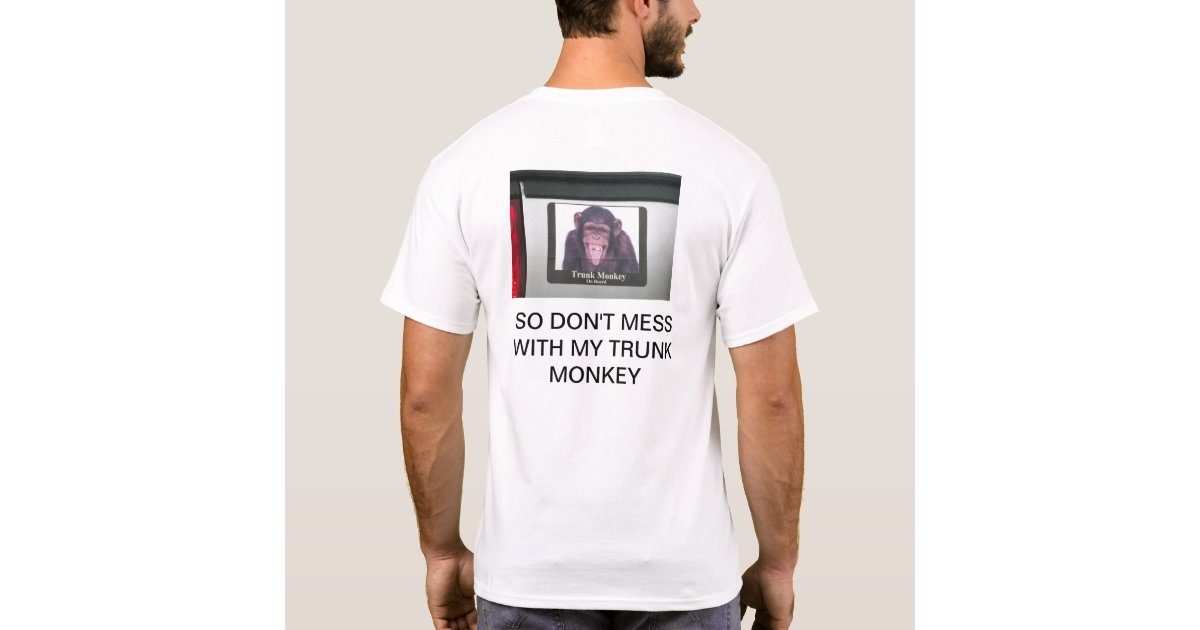 TRUNK MONKEY TShirt Zazzle